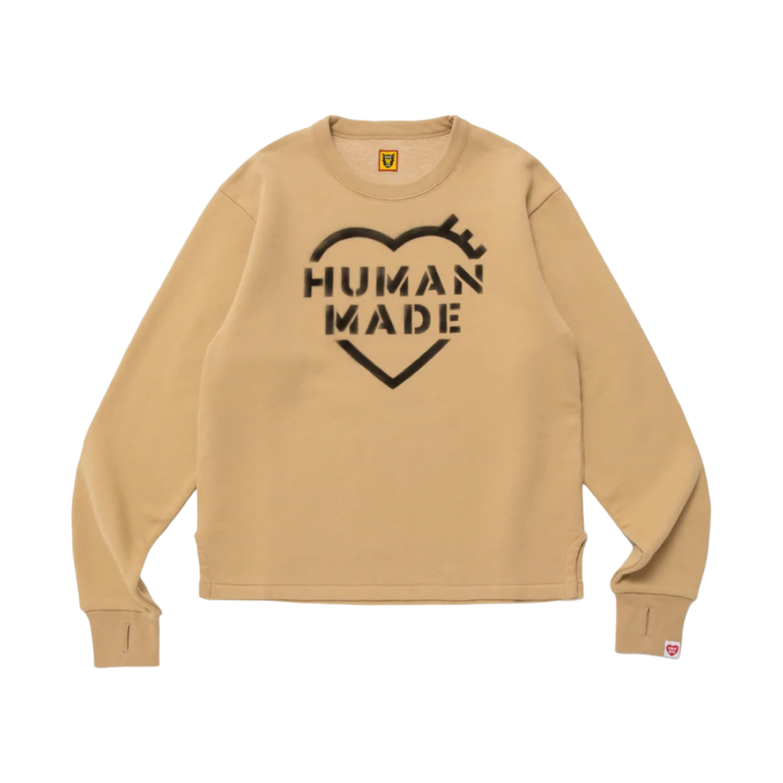 휴먼 메이드 밀리터리 스웨트셔츠 #1 베이지(Human Made Military Sweatshirt #1 Beige) - 1