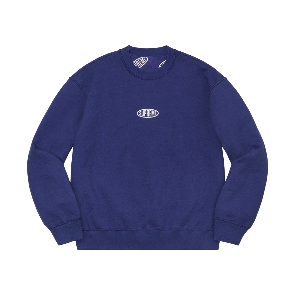 - Supreme Liner Crewneck Washed Navy - 21SS - #2