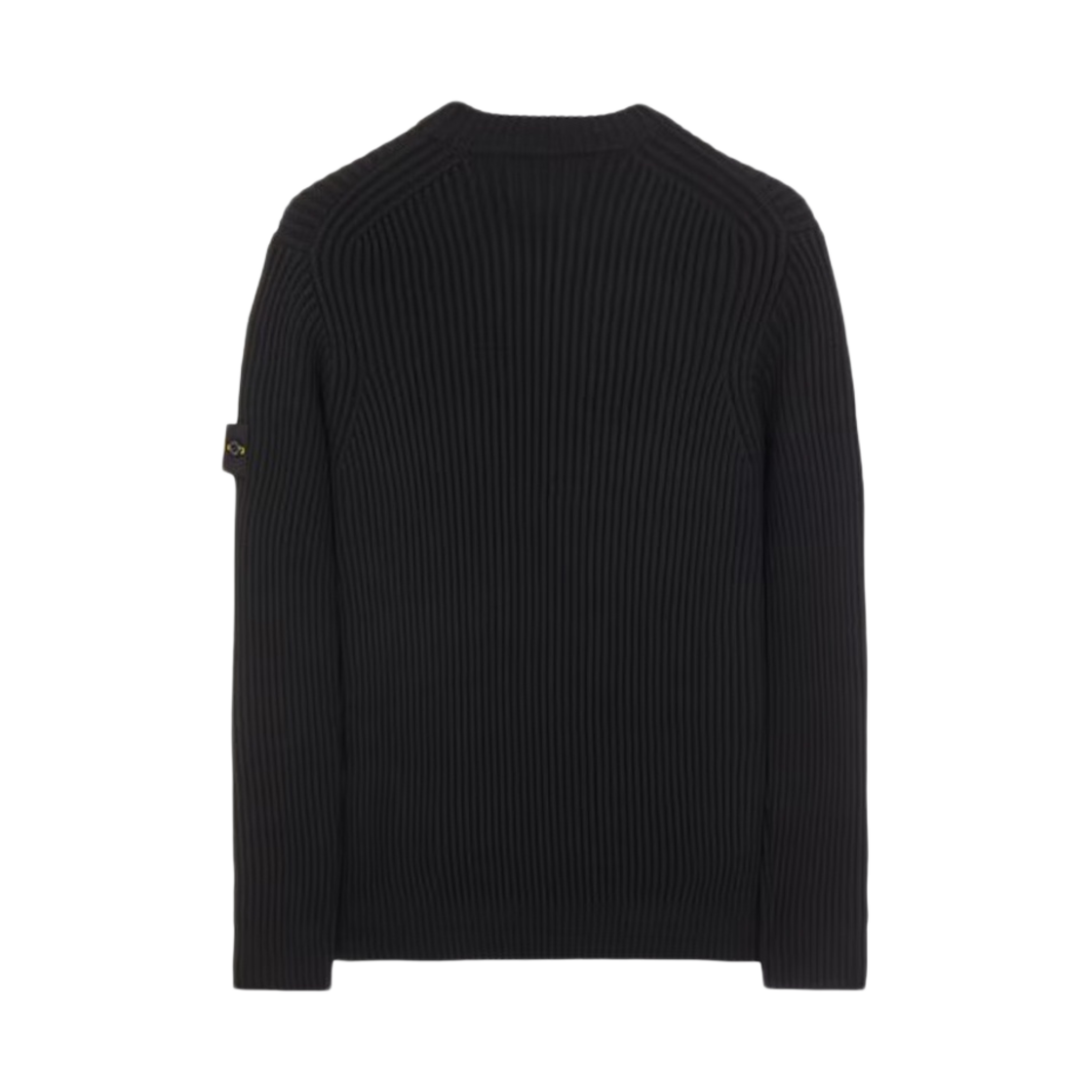스톤 아일랜드 538C2 풀 립 울 니티드 스웨터 블랙 - 22FW(Stone Island 538C2 Full Rib Wool Knitted Sweater Black - 22FW) - 2