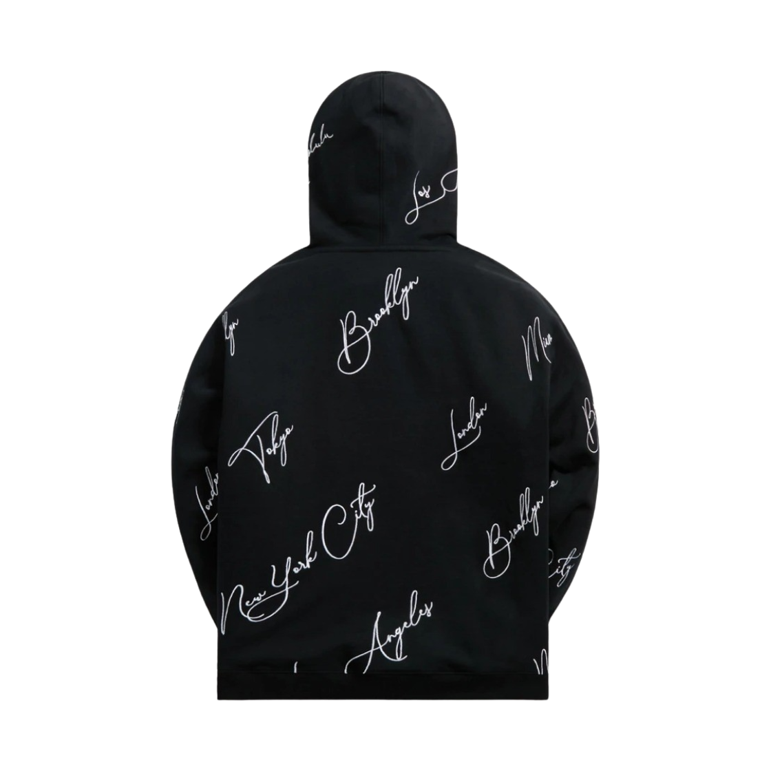 키스 시티 스크립트 후드 블랙(Kith City Script Hoodie Black) - 2