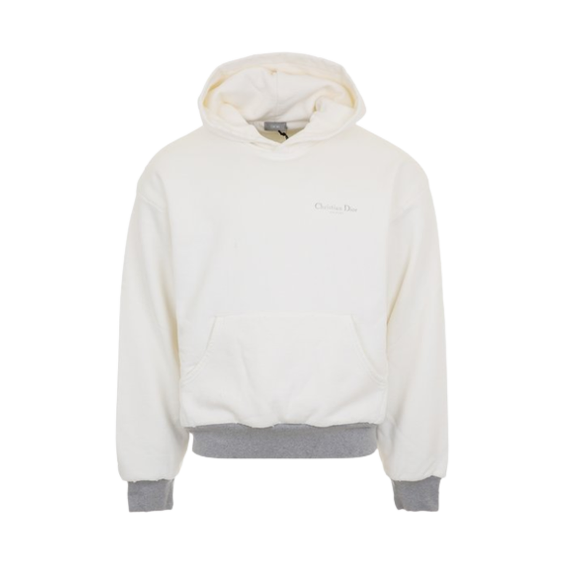 343J691A0878-088 Dior Couture Back Logo Hooded White