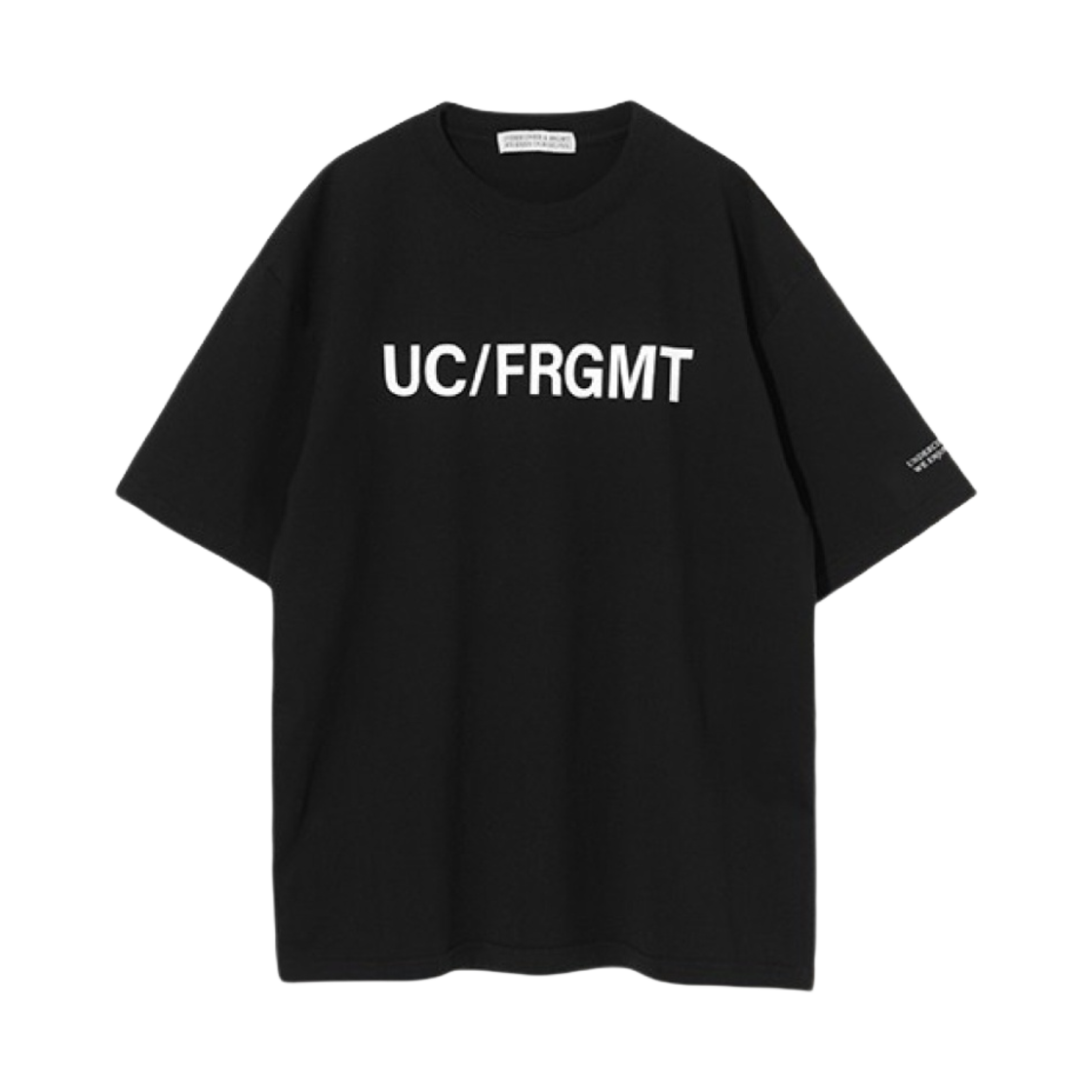 언더커버 x 프라그먼트 UC2C9814 티셔츠 블랙 - 이세탄 신주쿠 한정(Undercover x Fragment UC2C9814 T-Shirt Black - Isetan Shinjuku Exclusive)