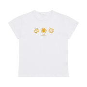 STU Women’s Sun Beads T-shirt White