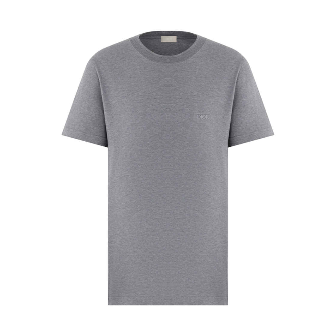 413J650A0862-C888 Dior Icons Relaxed-Fit  Sea Island Jersey T-Shirt Gray