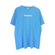 Vetements Logo T-Shirt Blue