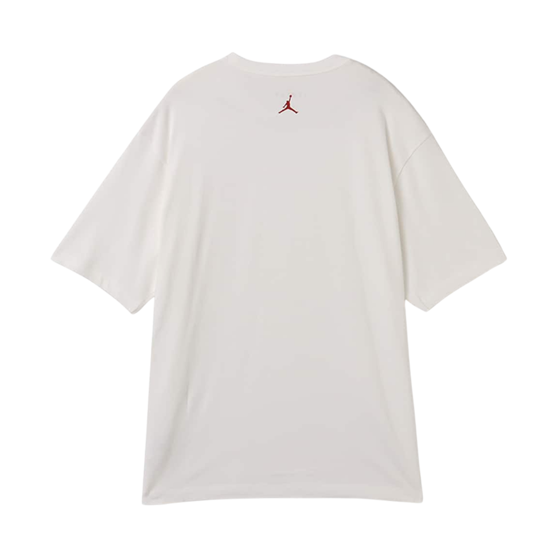 조던 브랜드 스니커즈 패치 티셔츠 화이트 바시티 레드 - 아시아(Jordan Brand Sneakers Patch T-Shirt White Varsity Red - Asia) - 2