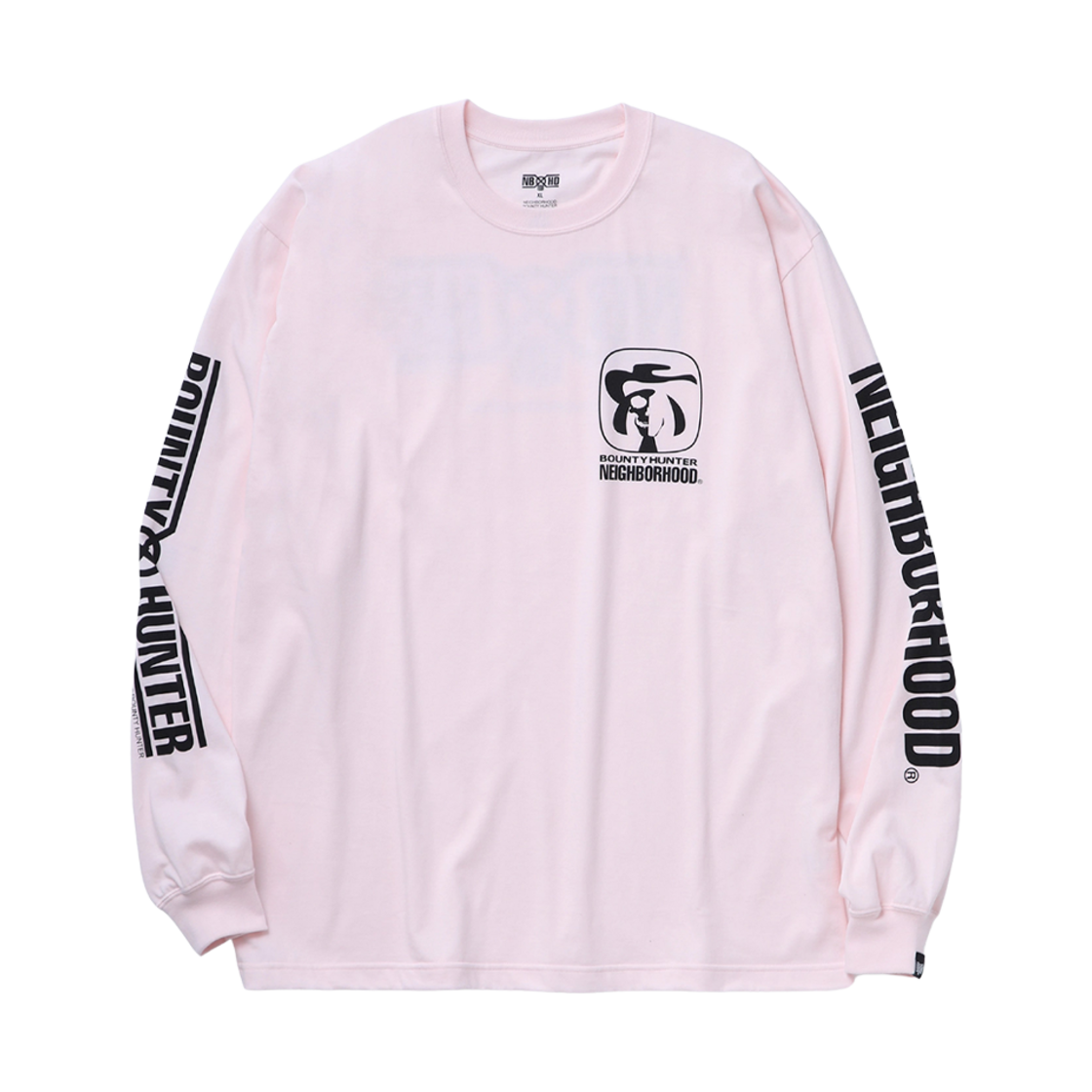 네이버후드 x 바운티 헌터 티셔츠 롱슬리브 2 핑크(Neighborhood x Bounty Hunter T-Shirt L/S 2 Pink) - 1