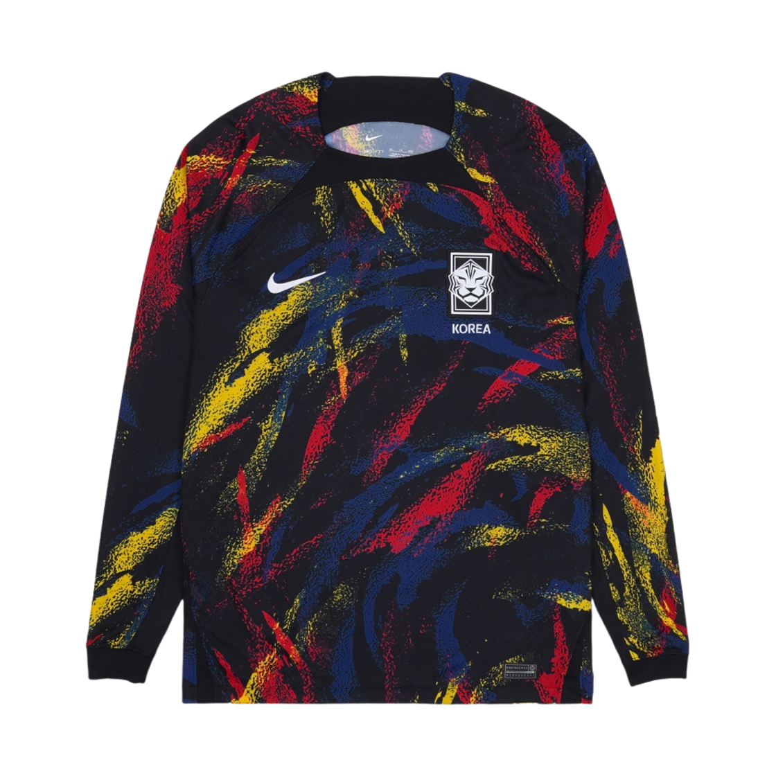 나이키 코리아 드라이핏 스타디움 어웨이 롱슬리브 저지 블랙 - 아시아 (논 마킹 버전)(Nike Korea Dri-Fit Stadium Away LS Jersey Black - Asia (Non Marking Ver.))