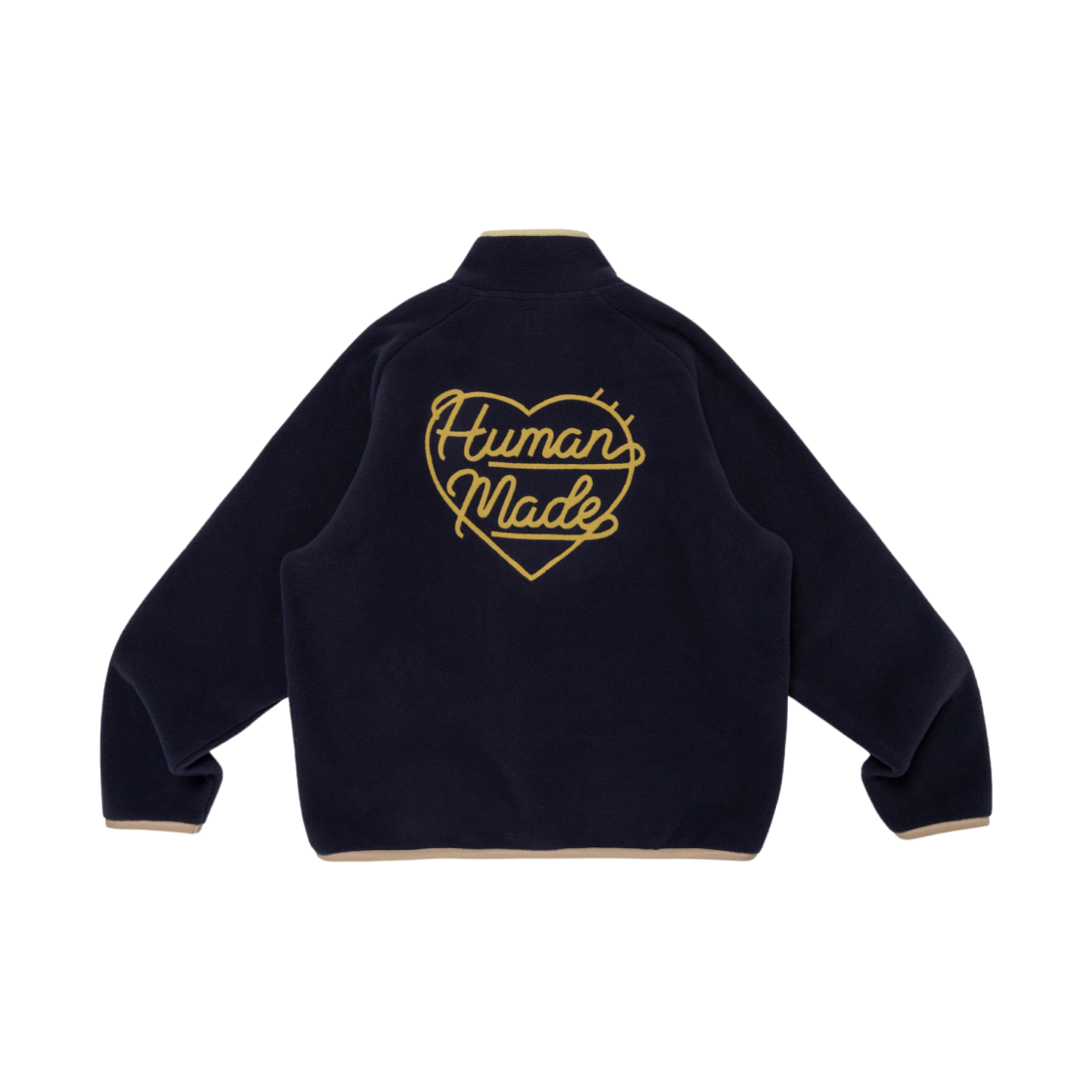 HM28CS019 Human Made Fleece Half-Zip Pullover Navy