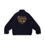 Human Made Fleece Half-Zip Pullover Navy