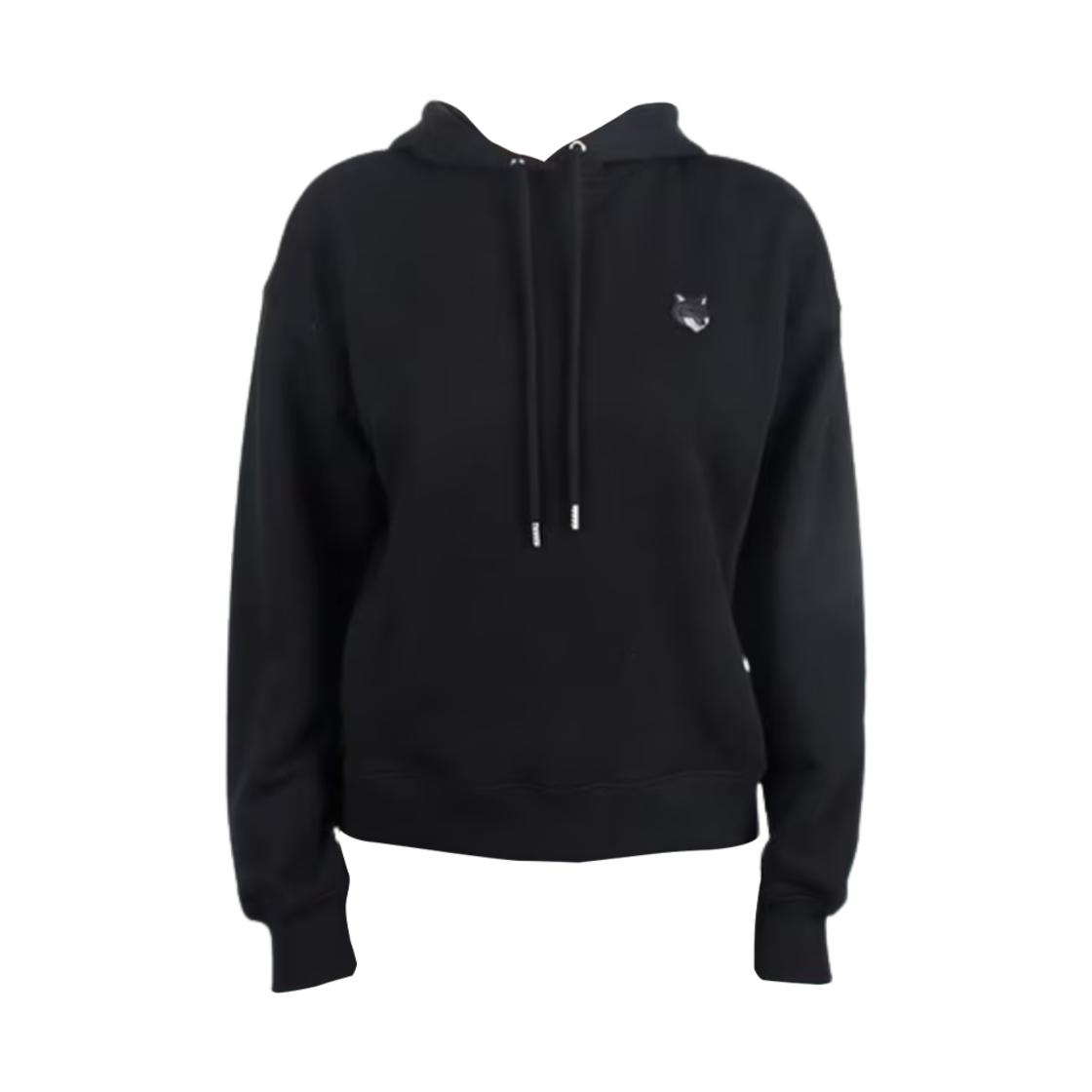 MW00704KM0321-P199 (W) Maison Kitsune Bold Fox Head Hoodie Black