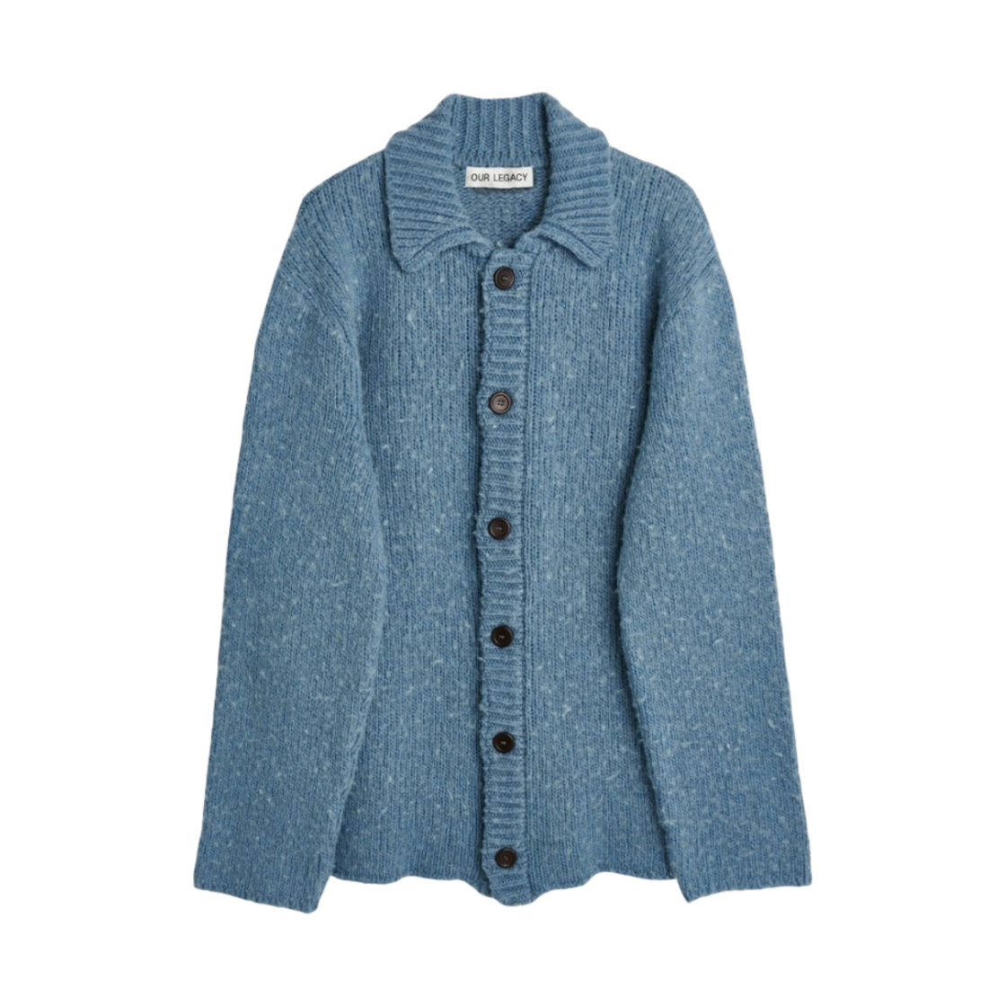 M4223BCFB Our Legacy Big Cardigan Funky Acrylic Blue