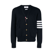 Thom Browne Milano Stitch 4-Bar Cardigan Navy