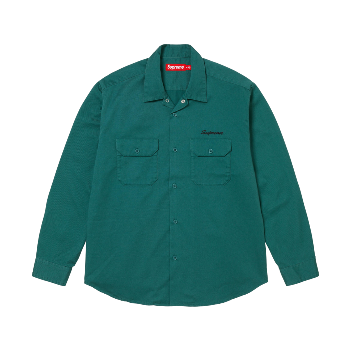 슈프림 미스터 카툰 워크 셔츠 워크 그린 - 24FW(Supreme Mister Cartoon Work Shirt Work Green - 24FW) - 2