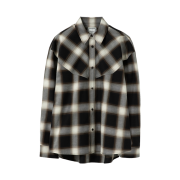 Wooyoungmi Western Check Shirt Black - 25SS