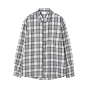 Millo Archive Ombre Check Shirts Smoke Gray