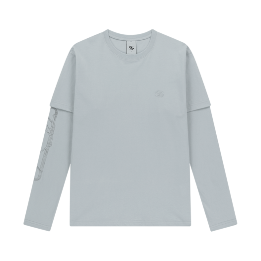 トップス SANSAN GEAR PIPING BLOCK LONG SLEEVES PIPING BLOCK LONG SLEEVES [CHARCOAL] - SAN SAN GEAR