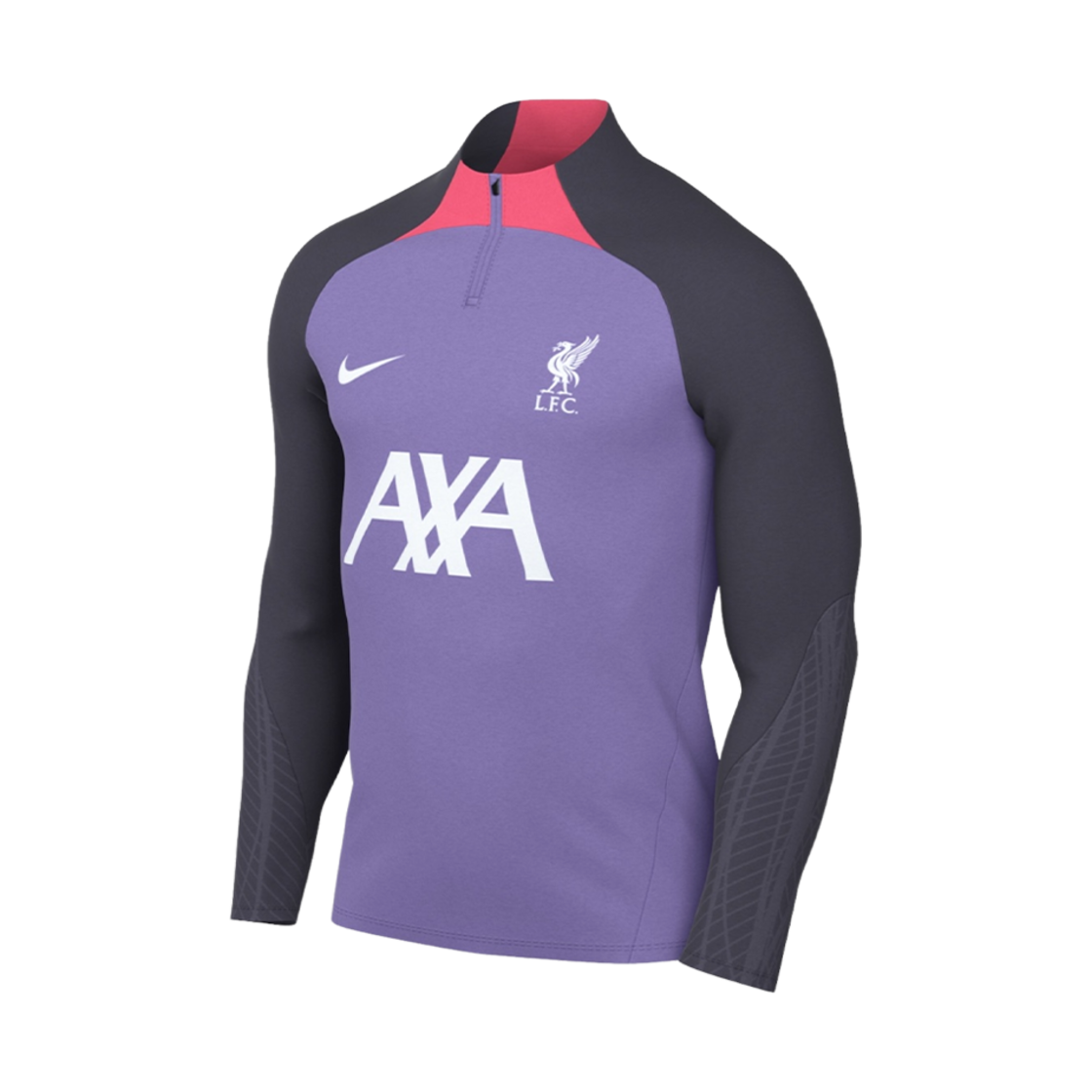 나이키 리버풀 FC 2023/24 스트라이크 드라이핏 드릴 탑 블랙 스페이스 퍼플 (논 마킹 버전)