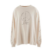 Saint Mxxxxxx Love LS T-Shirt White - 23AW