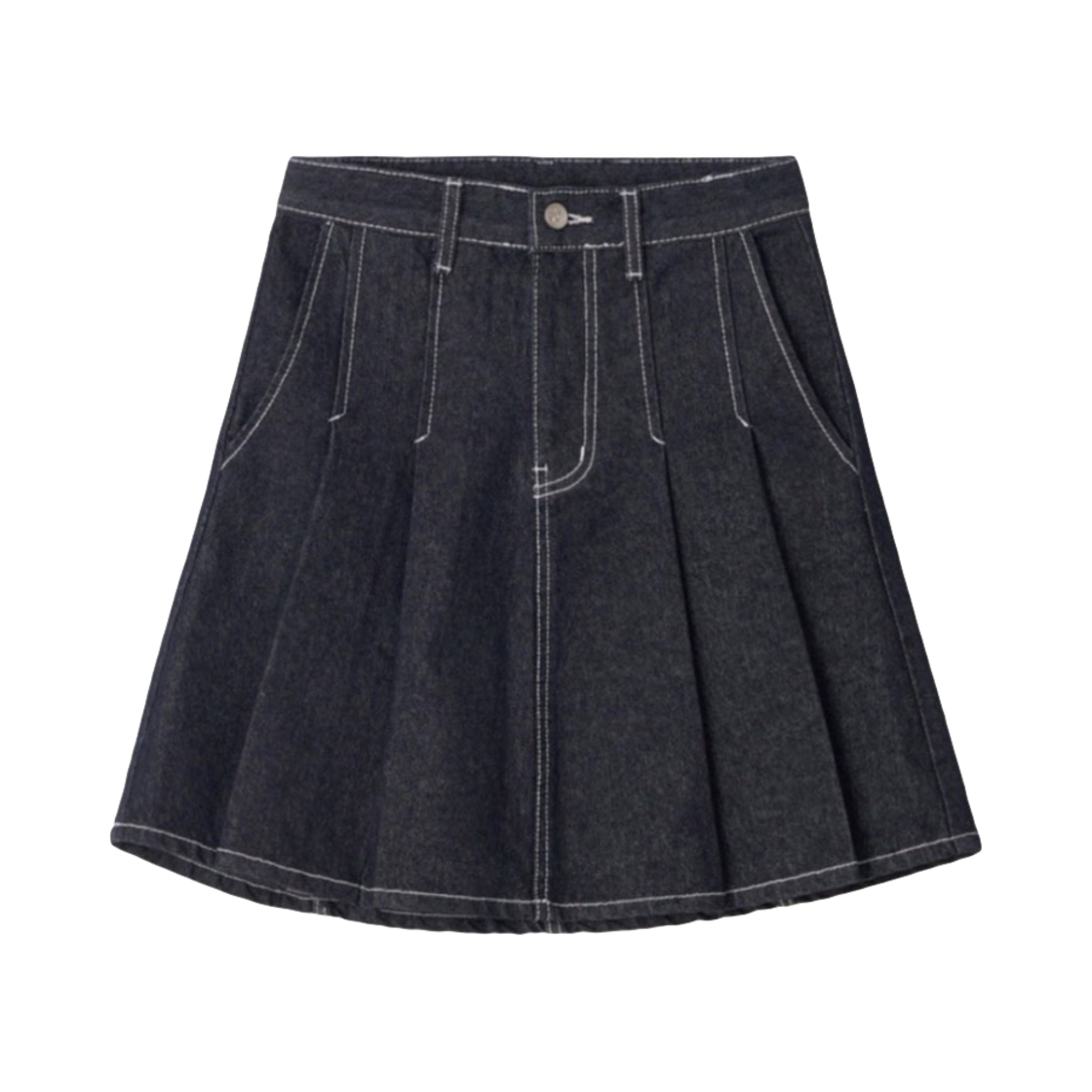 10003020001 Answerisyes Turn flared denim skirt