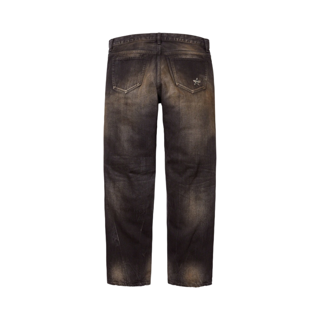 슈프림 디스트레스드 루즈 핏 셀비지 진 워시드 블랙 - 23FW(Supreme Distressed Loose Fit Selvedge Jean Washed Black - 23FW) - 2