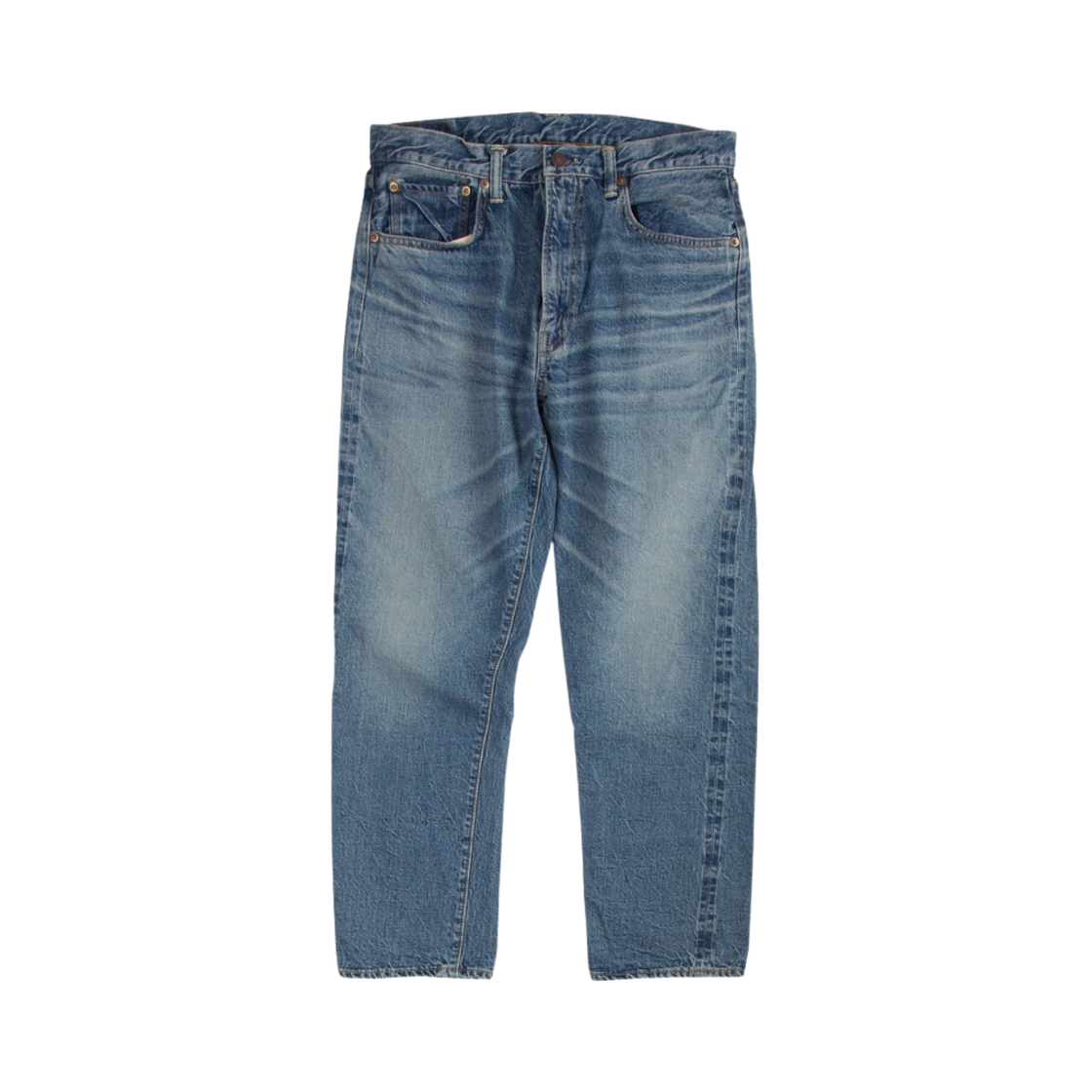 - Warehouse & Co. Lot 2nd-Hand 1105 Pants Used Wash Light Indigo