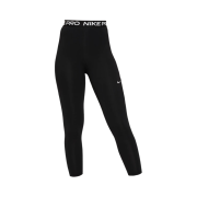 (W) Nike Pro 365 High Waisted 7/8 Mesh Panel Leggings Black - Asia