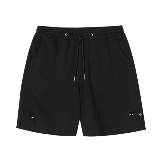 SH3PT800BK Songzio Zzero Deviant Jersey Shorts Black
