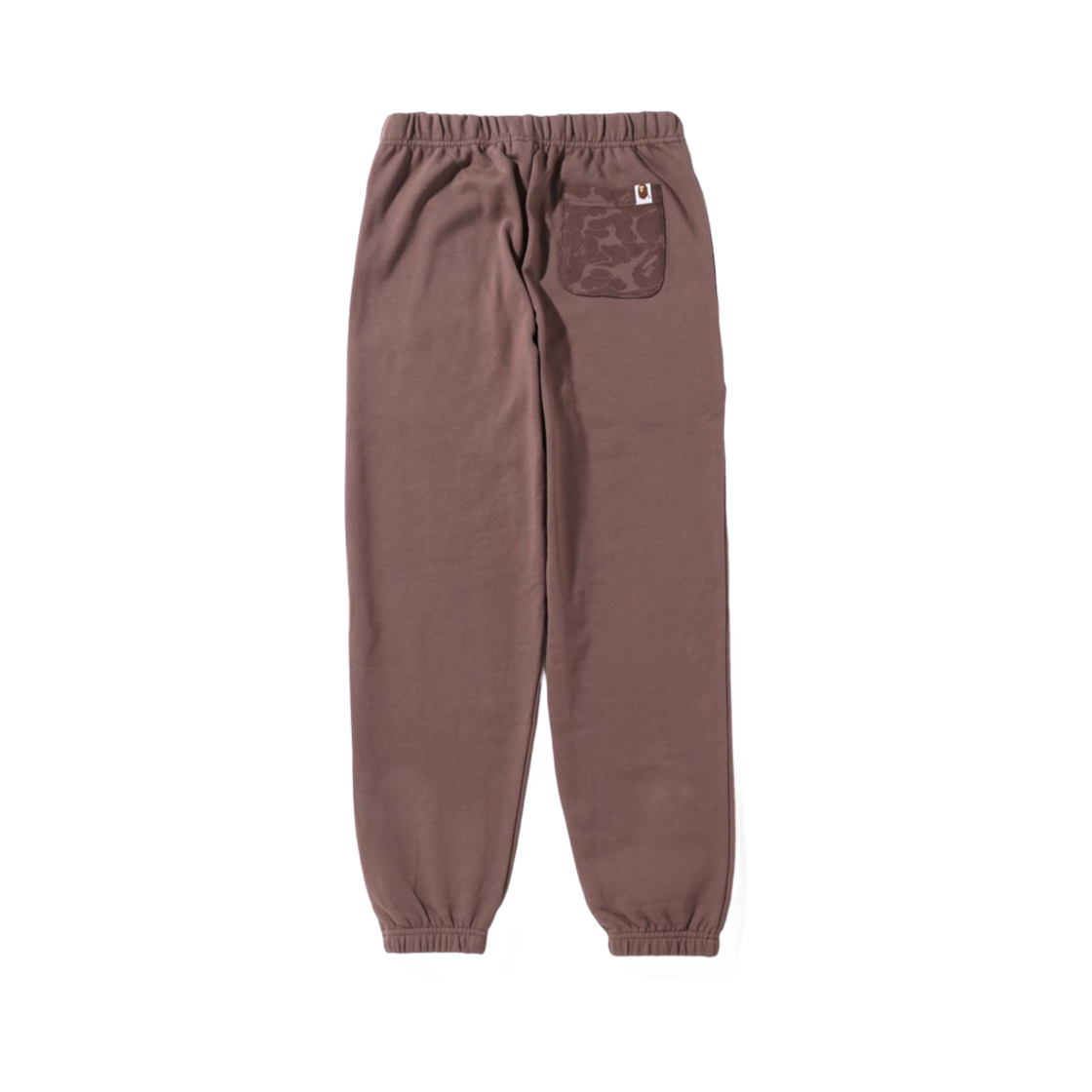 (W) 베이프 에이프 헤드 원 포인트 오버사이즈 스웨트팬츠 브라운((W) BAPE Ape Head One Point Oversized Sweatpants Brown) - 2