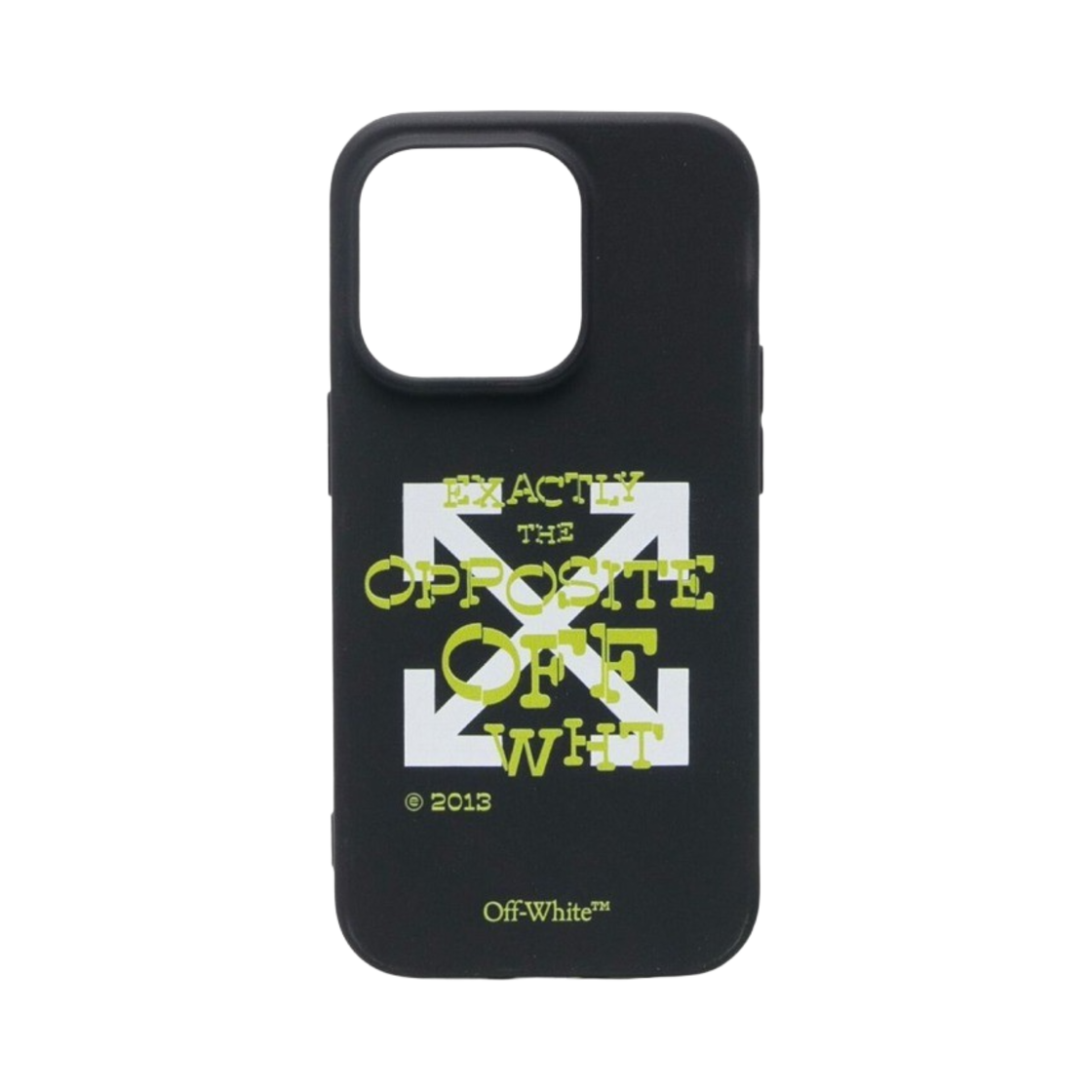 오프화이트 더 오퍼사이트 애로우 아이폰 14 프로 케이스 블랙(Off-White The Opposite Arrow iPhone 14 Pro Case Black)