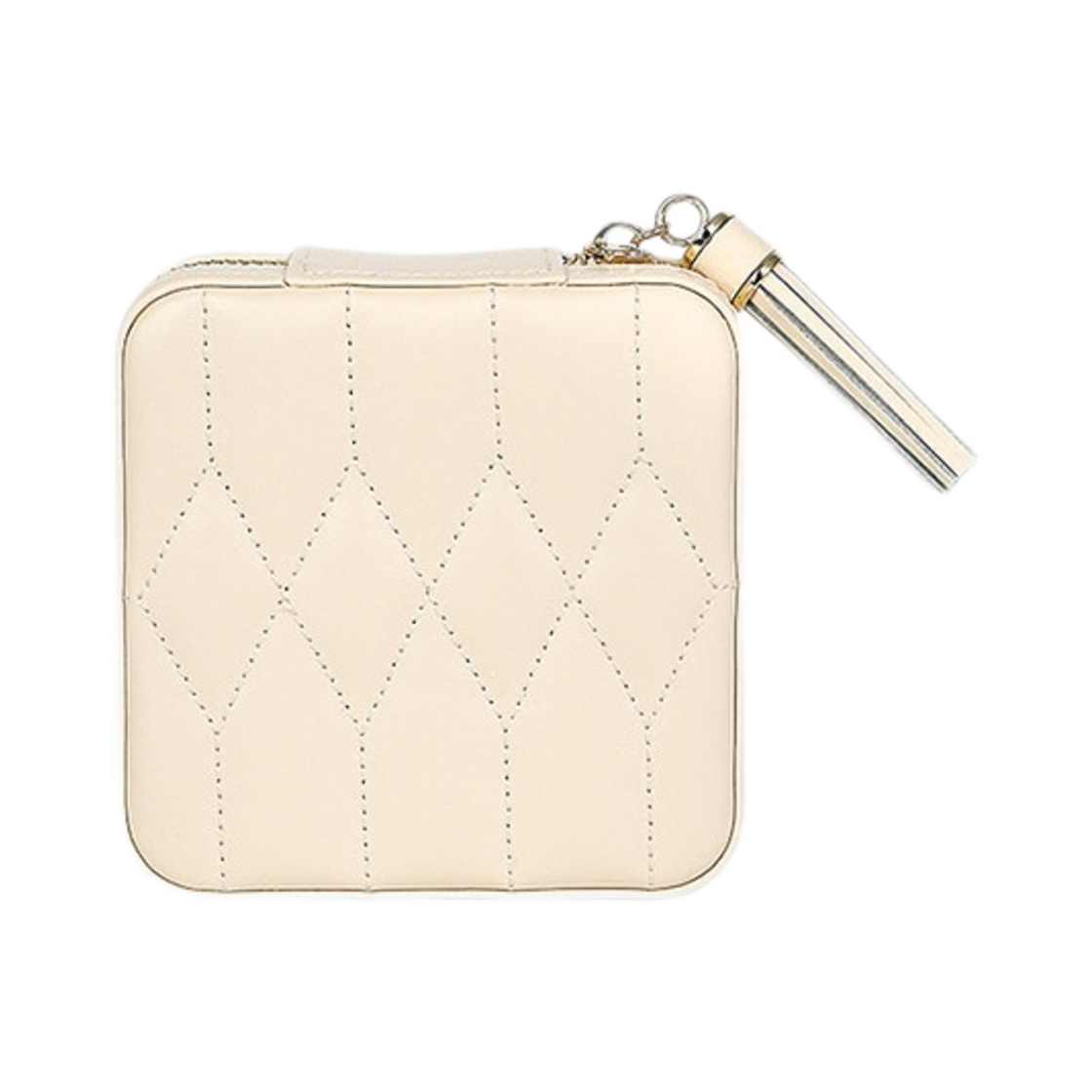 329953 Wolf 1834 Caroline Zip Case Ivory