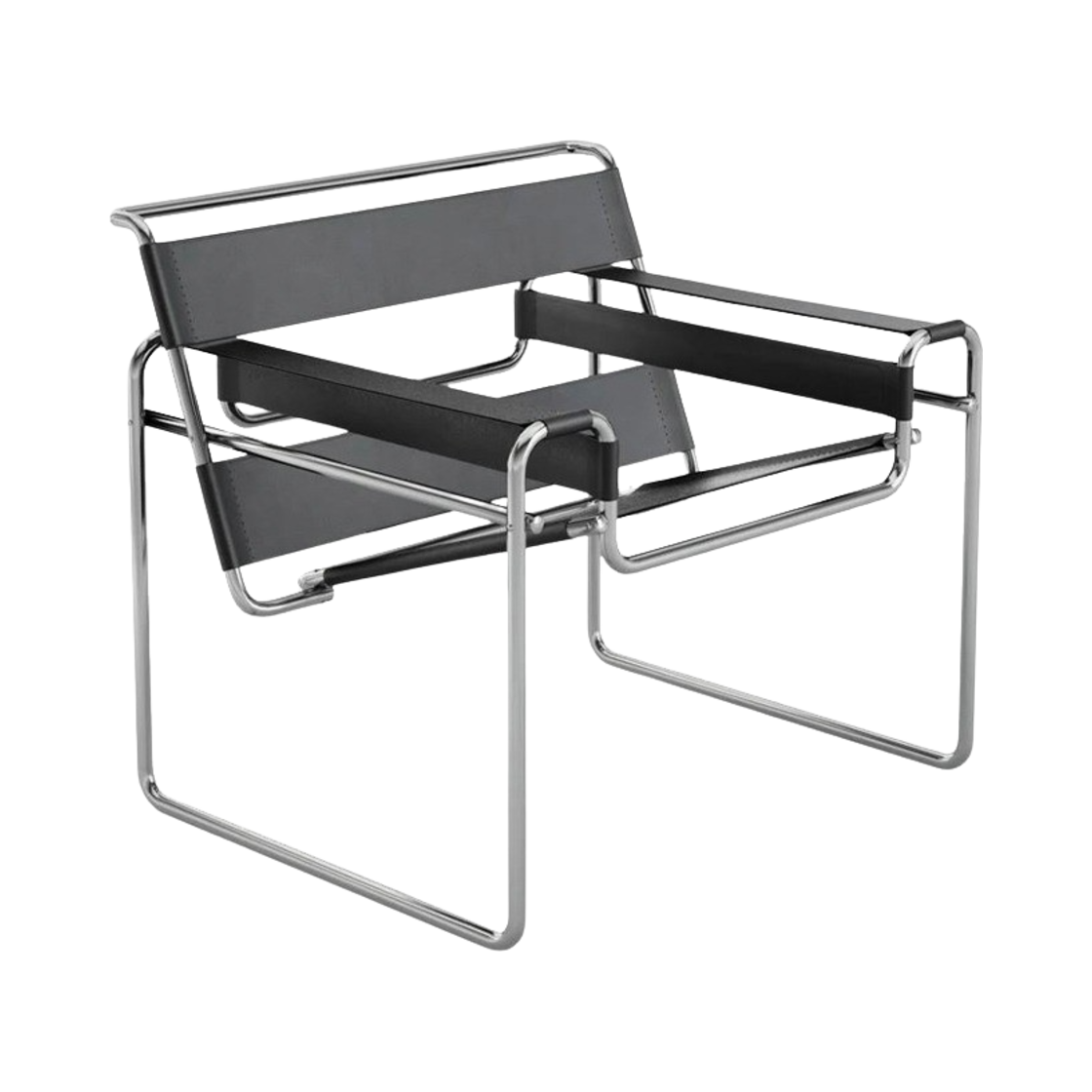놀 바실리 라운지 체어 블랙(Knoll Wassily Lounge Chair Black)