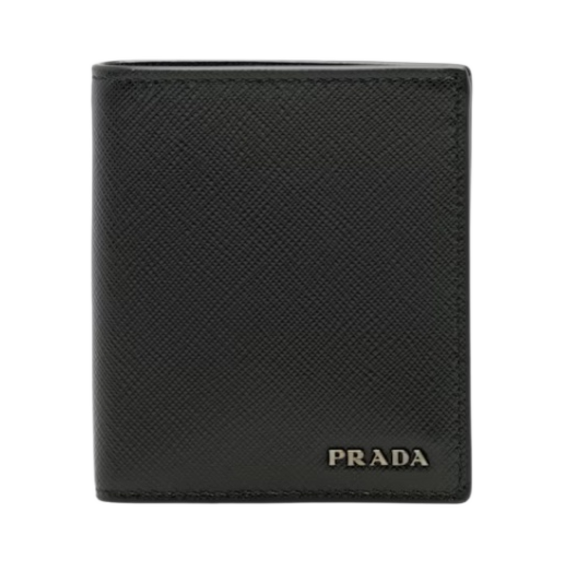 프라다 사피아노 레더 월렛 블랙 발틱 블루(Prada Saffiano Leather Wallet Black Baltic Blue) - 1