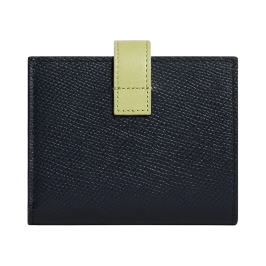 셀린느 바이컬러 그레인드 카프스킨 스몰 스트랩 지갑 다크 네이비 라이트 제이드(Celine Small Strap Wallet in Bicolour Grained Calfskin Dark Navy Light Jade) - 3