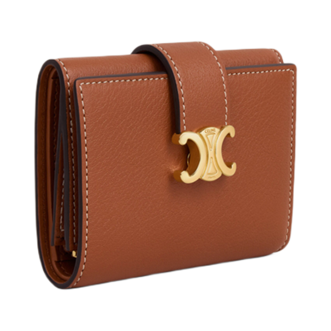 셀린느 파인 월렛 셀린느 빅투아르 서플 카프스킨 탄(Celine Fine Wallet Celine Victoire in Supple Calfskin Tan) - 2