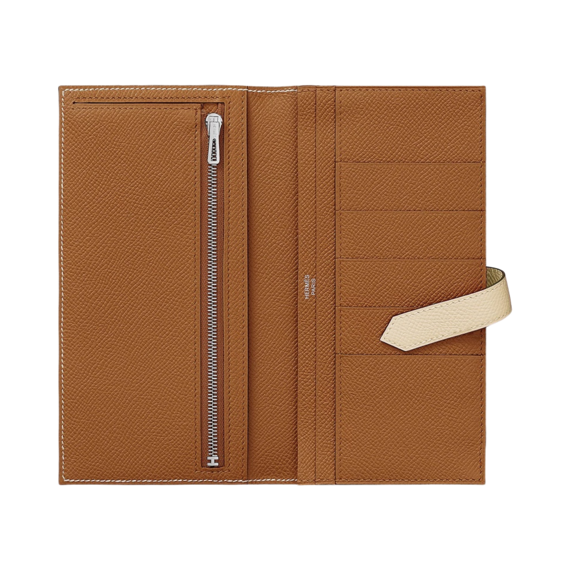 에르메스 베안 베르소 지갑 앱송 & 팔라듐 하드웨어 크레 골드(Hermes Bearn Verso Wallet Epsom & Palladium Craie Gold) - 2