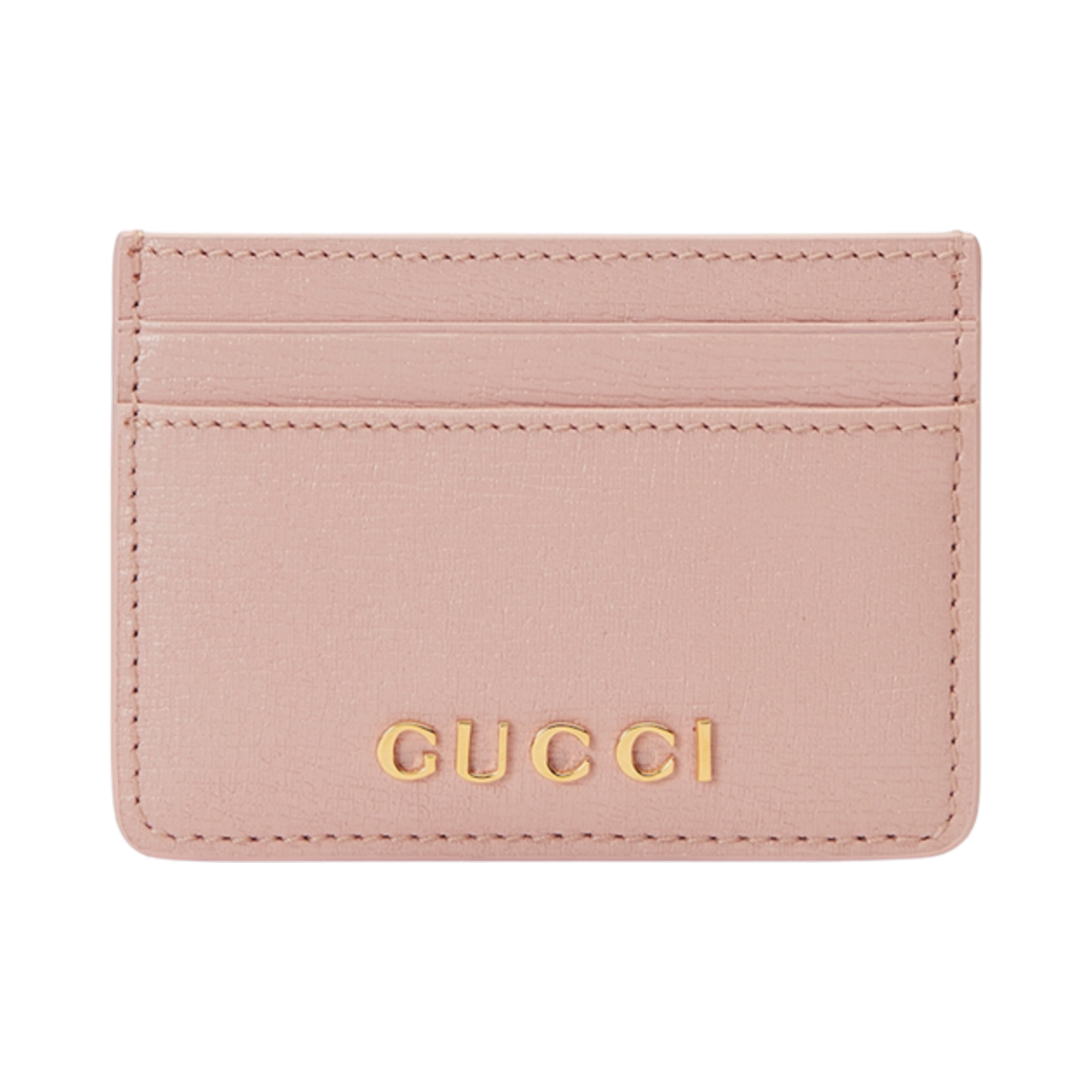 구찌 카드 케이스 구찌 스크립트 라이트 핑크 레더(Gucci Card Case with Gucci Script Light Pink Leather) - 1