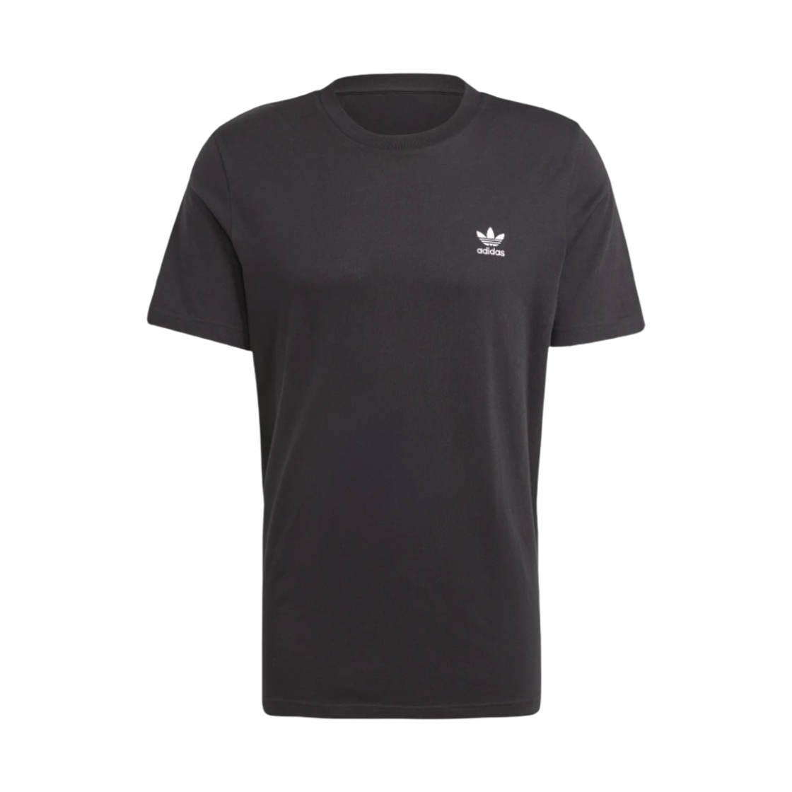 아디다스 트레포일 에센셜 티셔츠 블랙 - KR 사이즈(Adidas Trefoil Essentials T-Shirt Black - KR Sizing) - 1