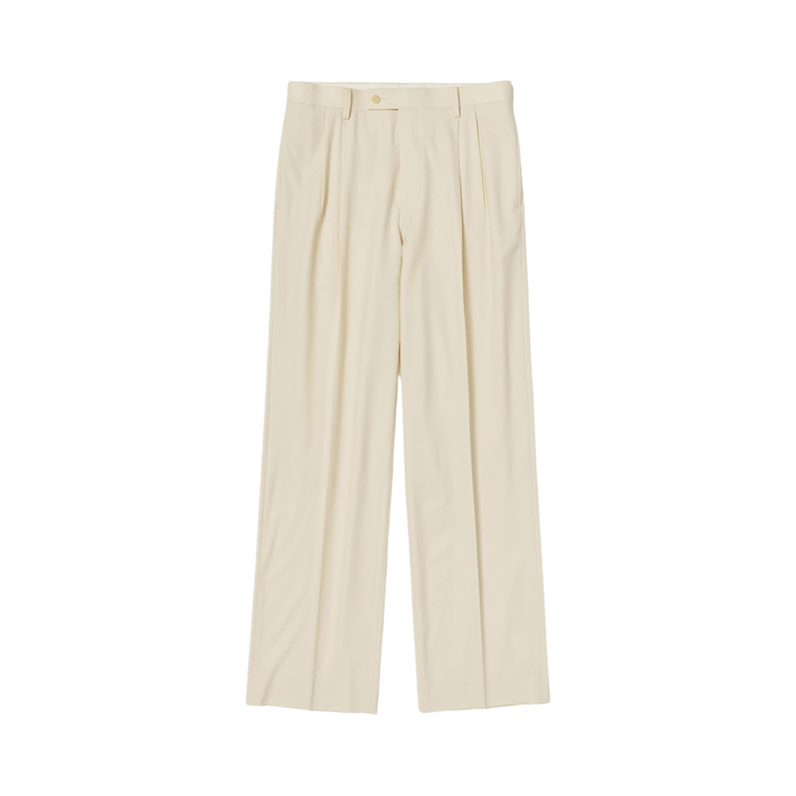 오라리 슈퍼 파인 트로피컬 울 슬랙스 아이보리 베이지