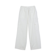 (W) Haag Linen Work Pants White