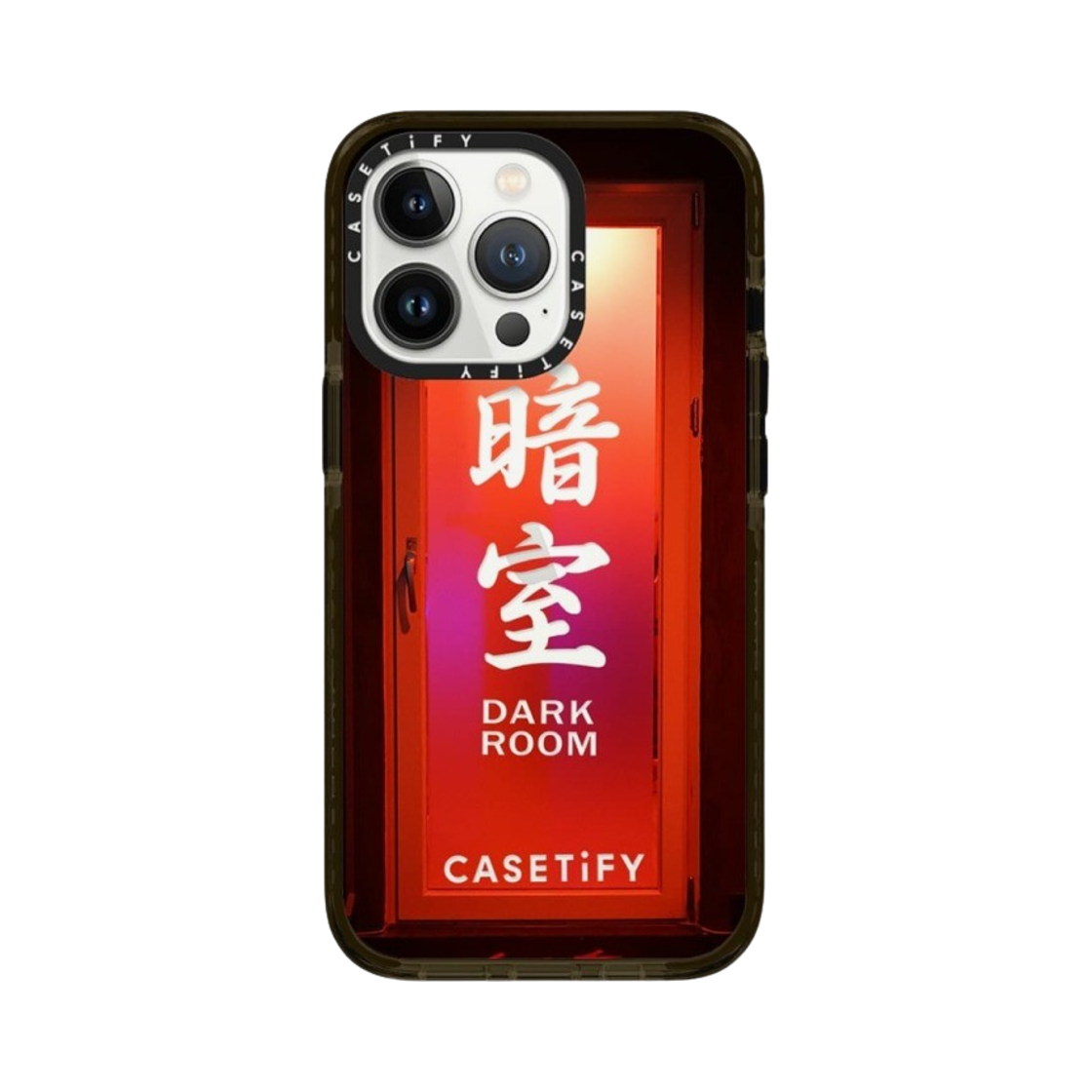 케이스티파이 x 다크룸 스튜디오 임팩트 아이폰 케이스 클리어 블랙(Casetify x Darkr8m Studio Impact iPhone Case Clear Black) - 1