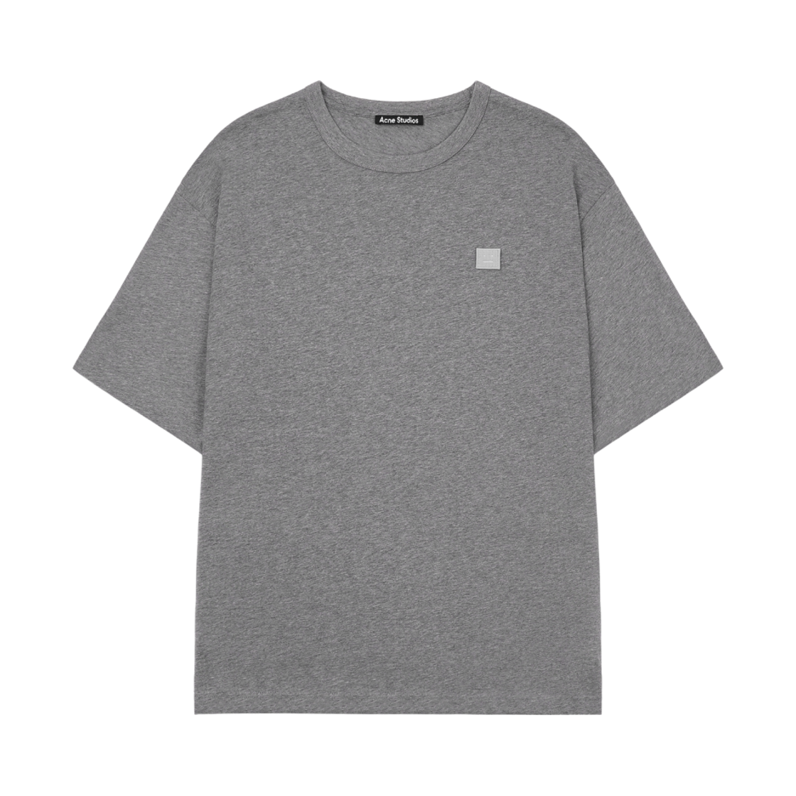 아크네 스튜디오 릴렉스드 핏 티셔츠 그레이 멜란지(Acne Studios Relaxed Fit T-Shirt Grey Melange) - 1