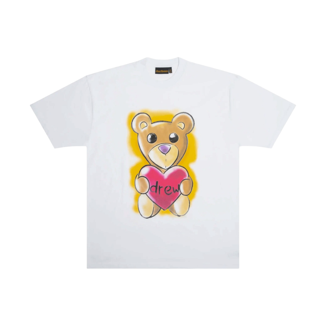 드류 하우스 에어브러쉬 디어도르 숏슬리브 티셔츠 화이트(Drew House Airbrush Theodore SS T-Shirt White)