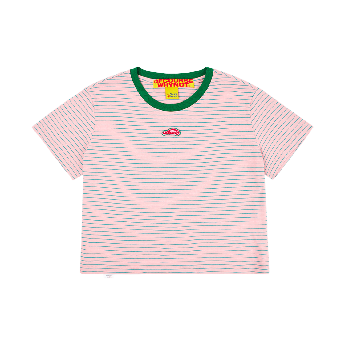 OW42TRF12 ofcoursewhynot Day Off Str Cropped Top Pink