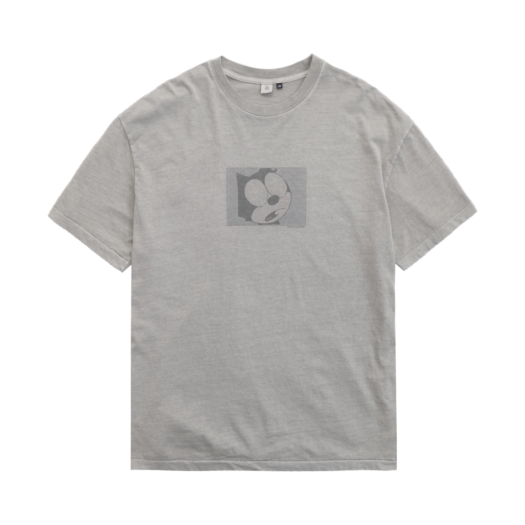 PL5OTS0499EV [예약 배송] Polyteru 1/2 Graphic T-Shirt 'Capitalist' Vintage Gray