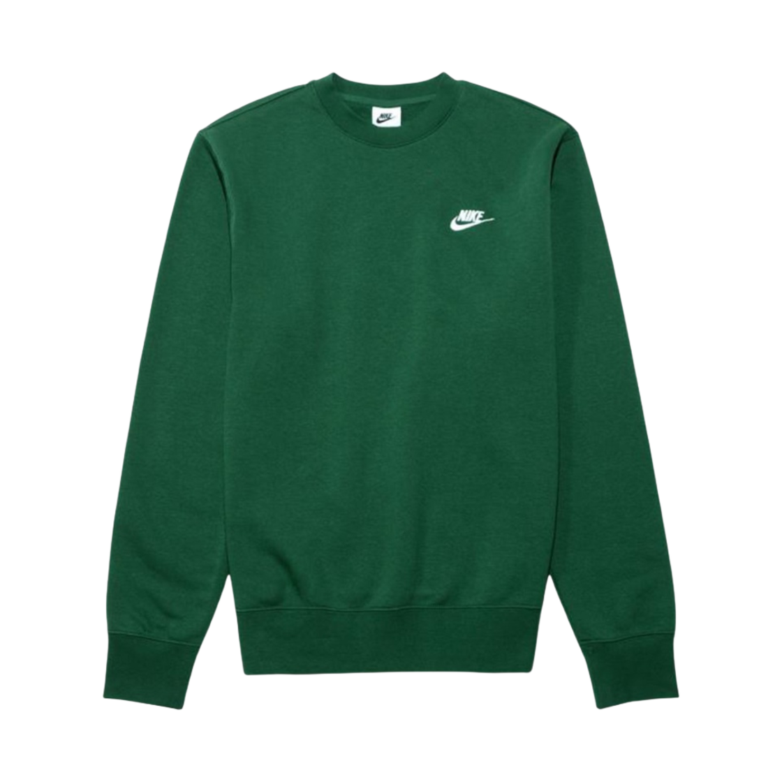 나이키 NSW 클럽 플리스 크루 스웨트셔츠 골지 그린 - US/EU(Nike NSW Club Fleece Crew Sweatshirt Gorge Green - US/EU) - 1