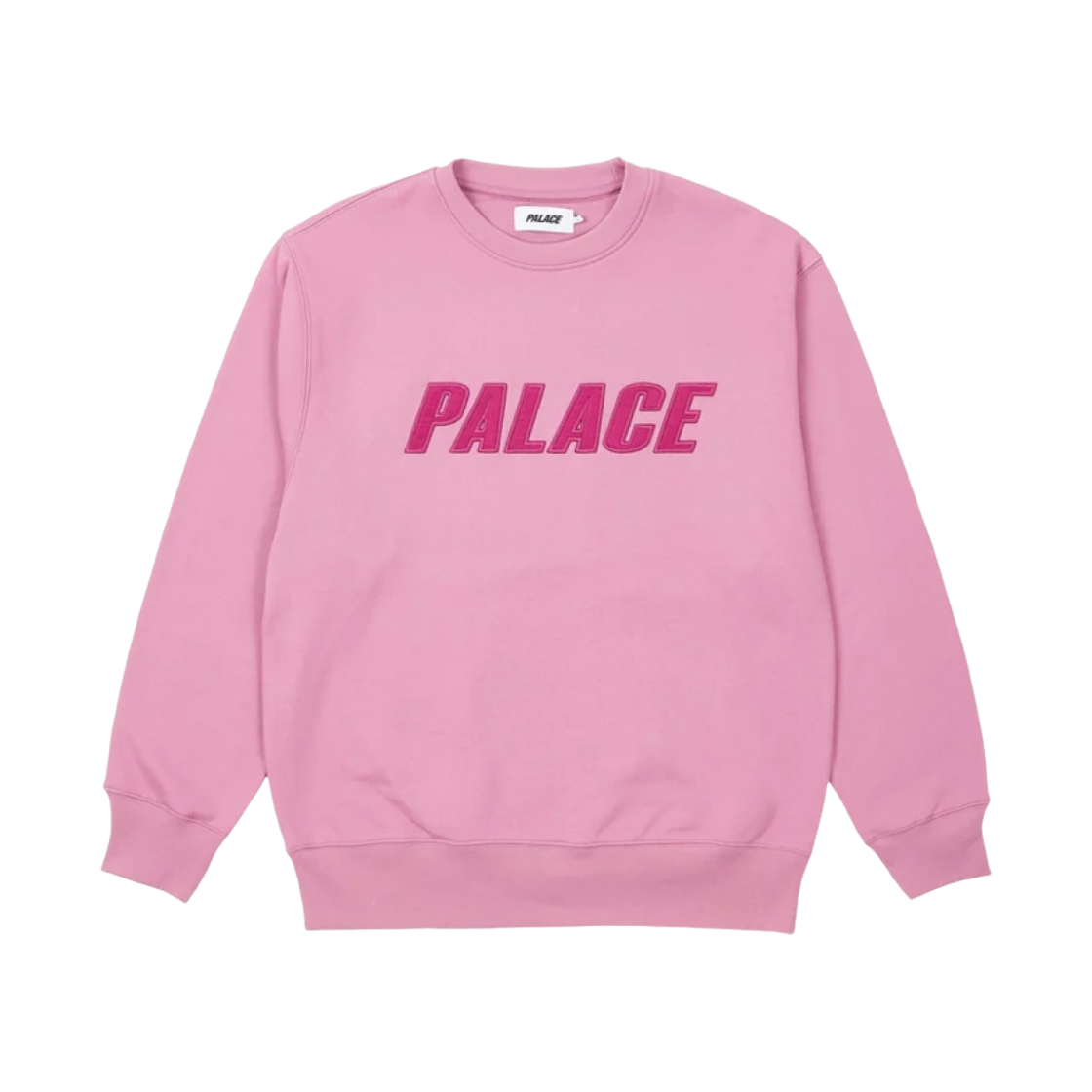 팔라스 이리디센트 아플리케 크루넥 울트라 모브 - 23SS(Palace Iridescent Applique Crew Ultra Mauve - 23SS) - 1
