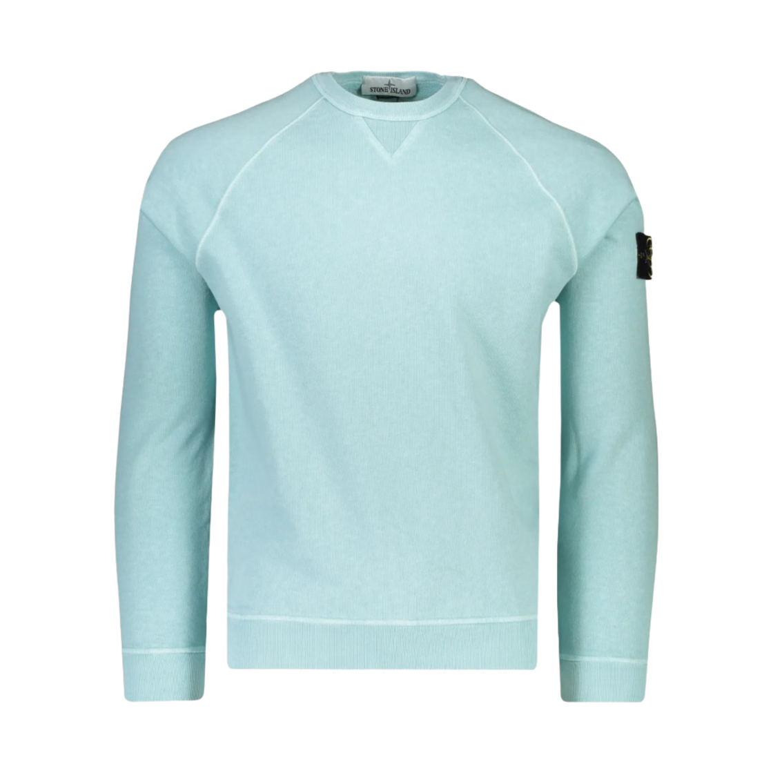스톤 아일랜드 66360 가먼트 다이드 말파일 플리스 크루넥 스웨트셔츠 아쿠아 - 22SS(Stone Island 66360 Garment Dyed Malfile Fleece Crewneck Sweatshirt Aqua - 22SS) - 1