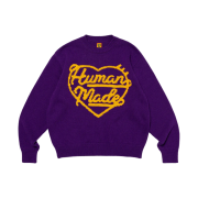 Human Made Low Gauge Knit Sweater Purple