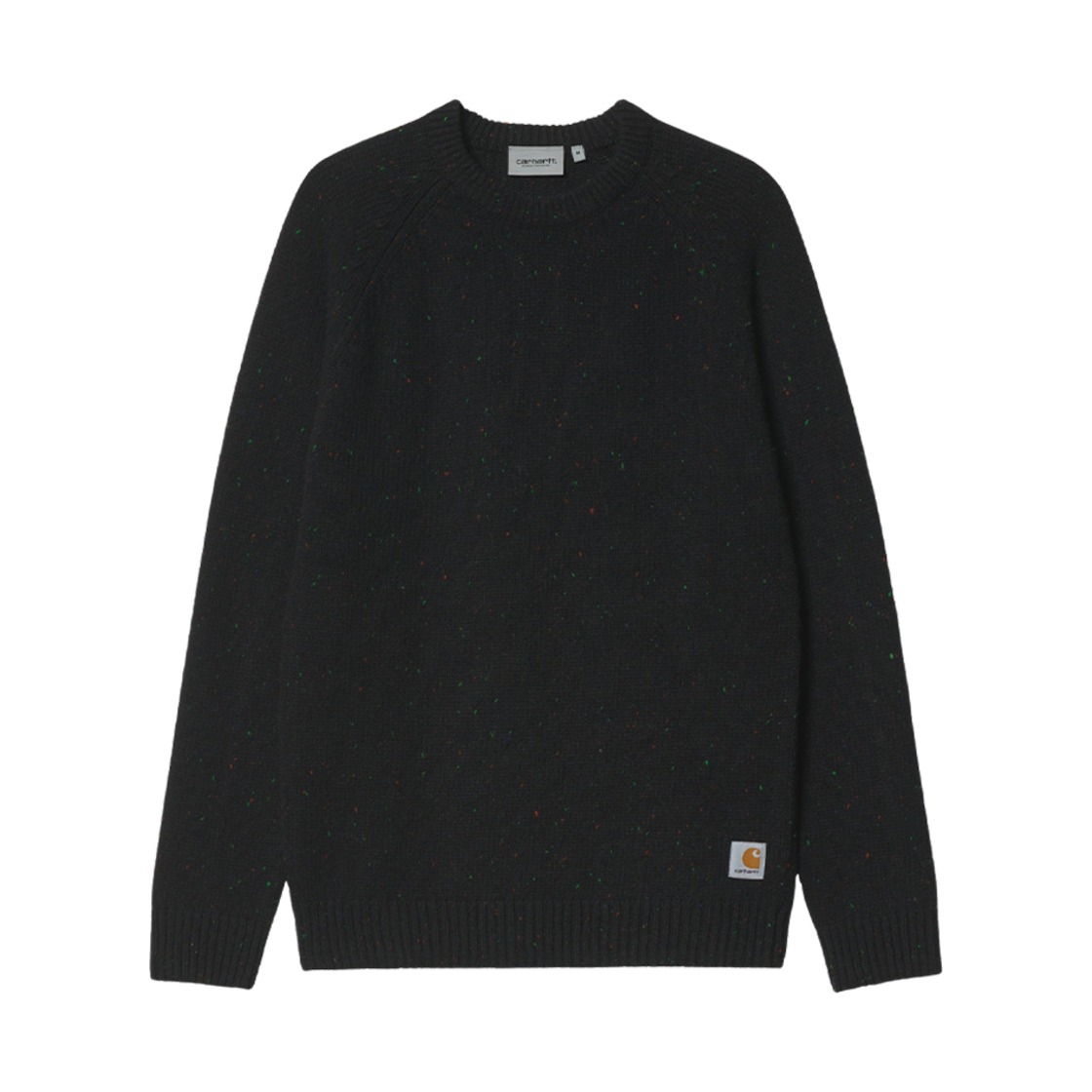 I010977-0JE-XX Carhartt WIP Anglistic Sweater Black Speckled